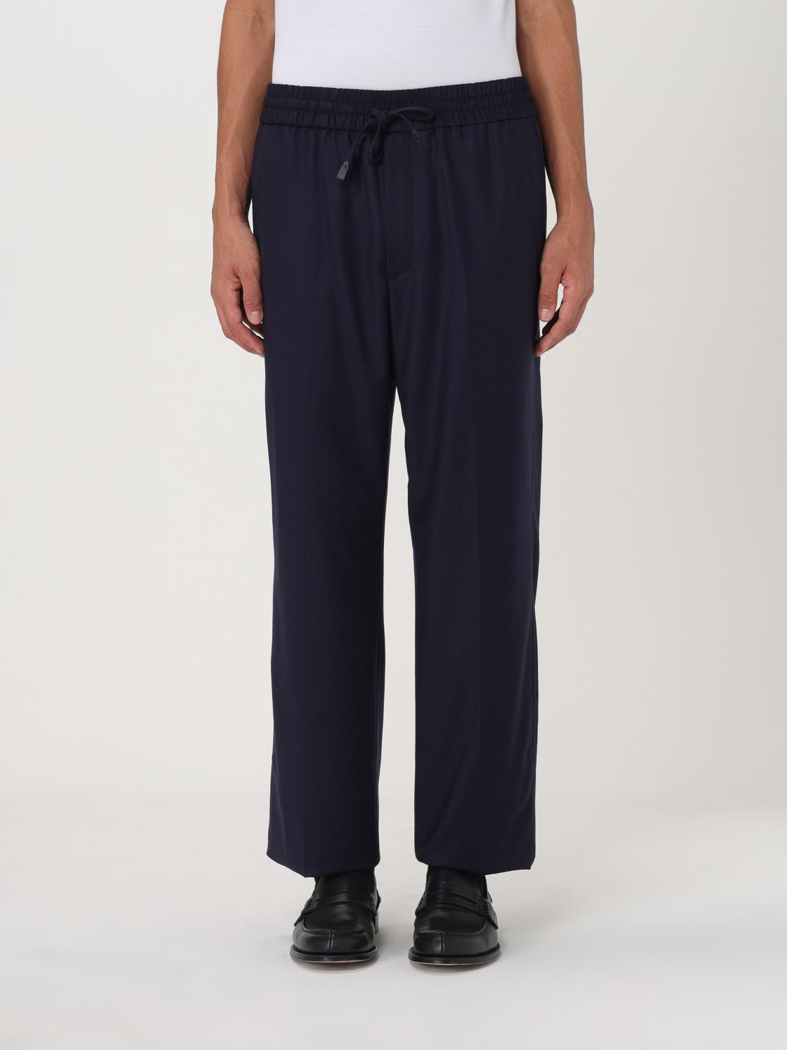 Brioni Cotton-blend Sweatpants In Blau