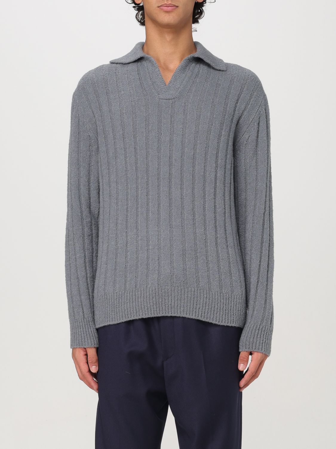 Shop Brioni Cardigan  Men Color Grey In Grau