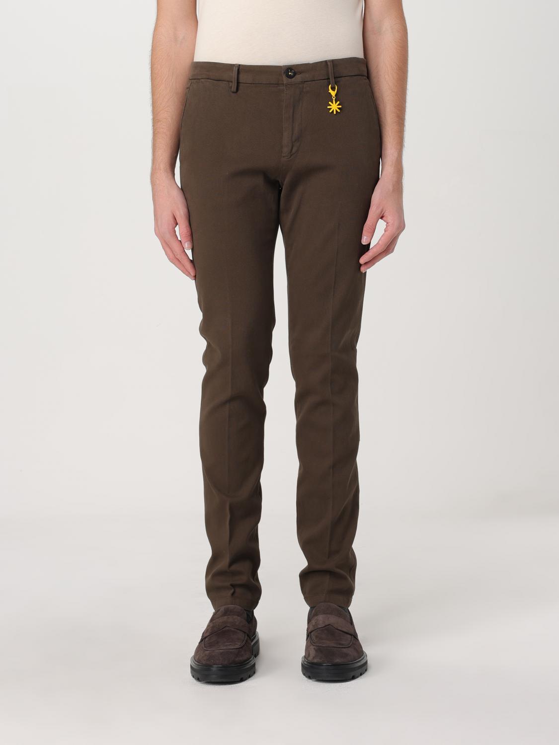 Manuel Ritz Pants  Men Color Wine In Weinrot