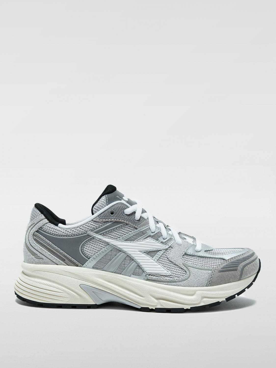 Shop Diadora Sneakers  Woman Color Grey In Grau