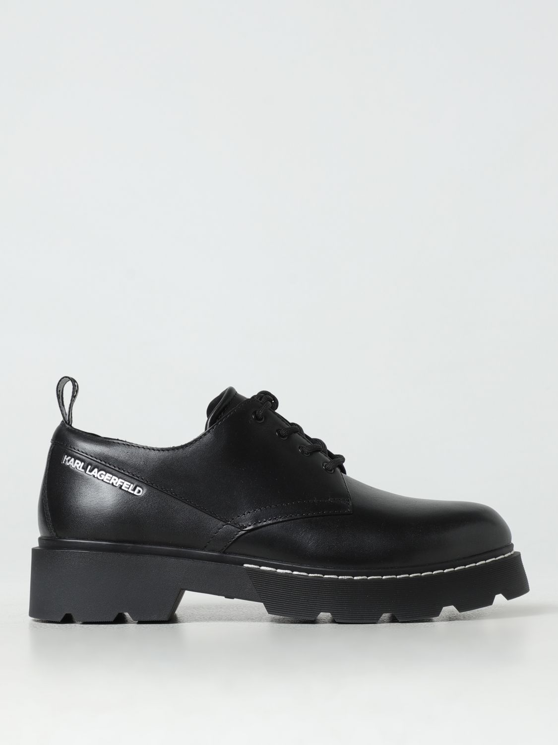 Karl Lagerfeld Brogue Shoes  Men Color Black In Schwarz