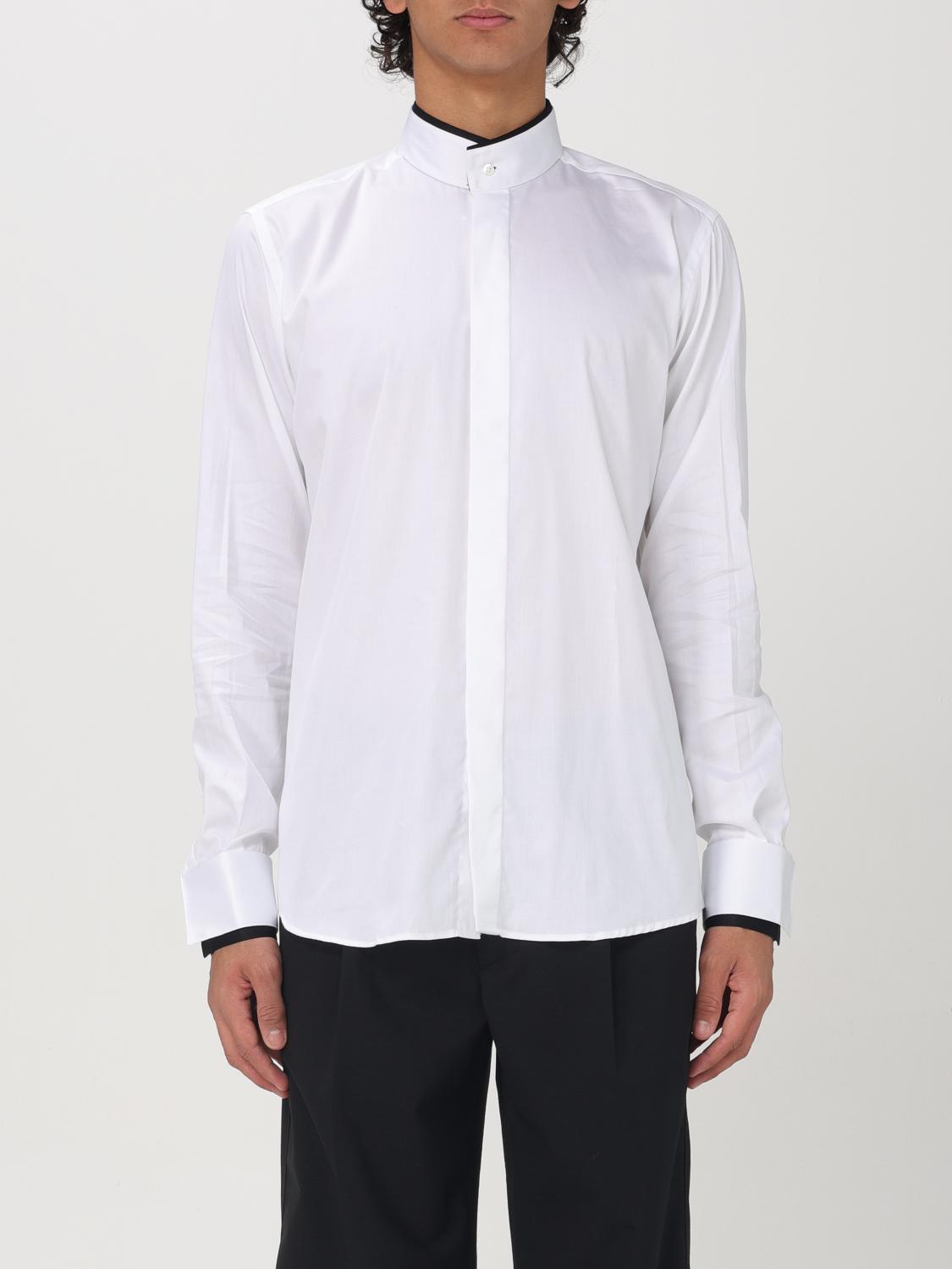 Karl Lagerfeld Shirt Men Color White In Weiss