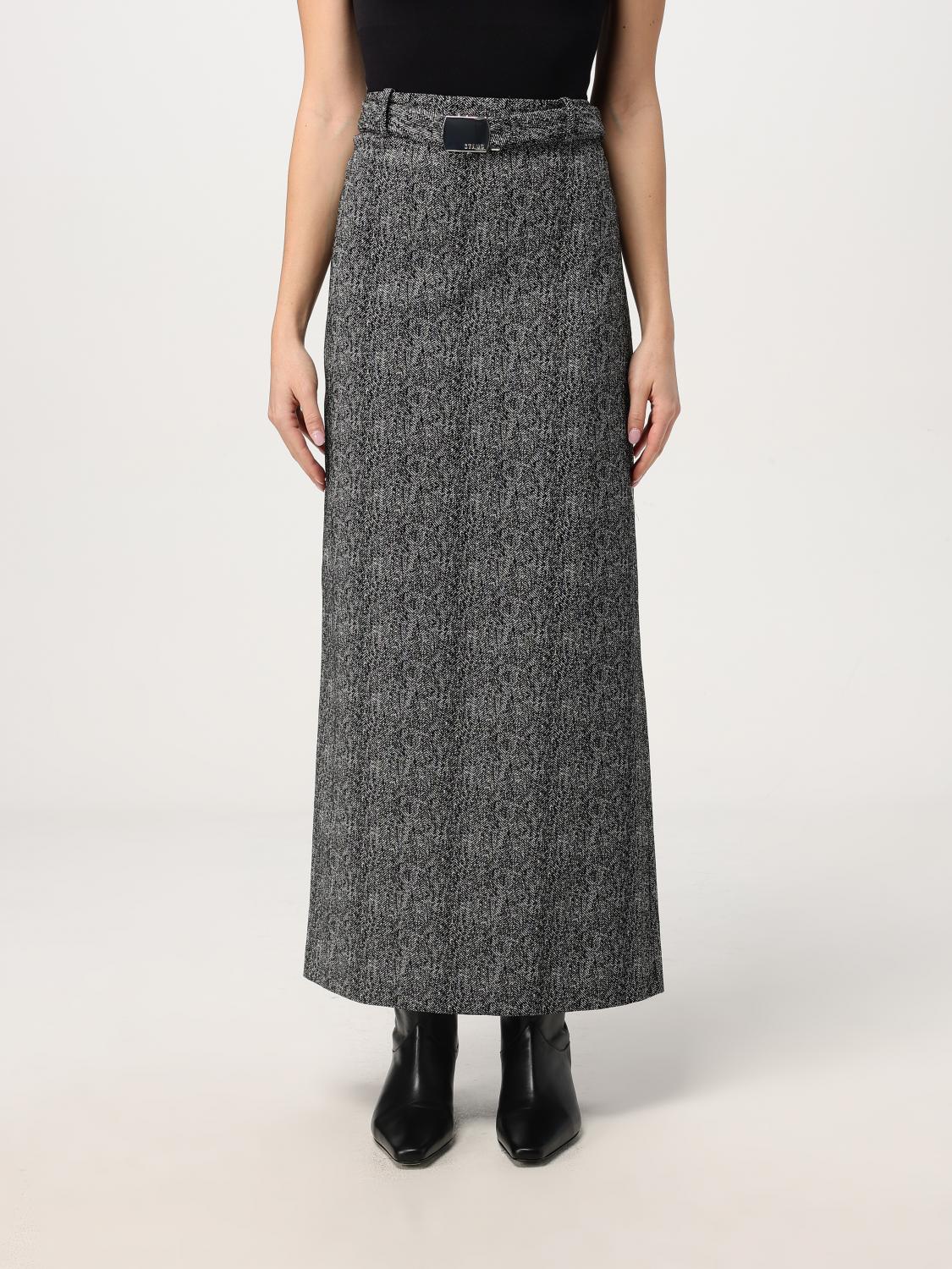 Shop Staud Skirt Woman Color Multicolor In Bunt