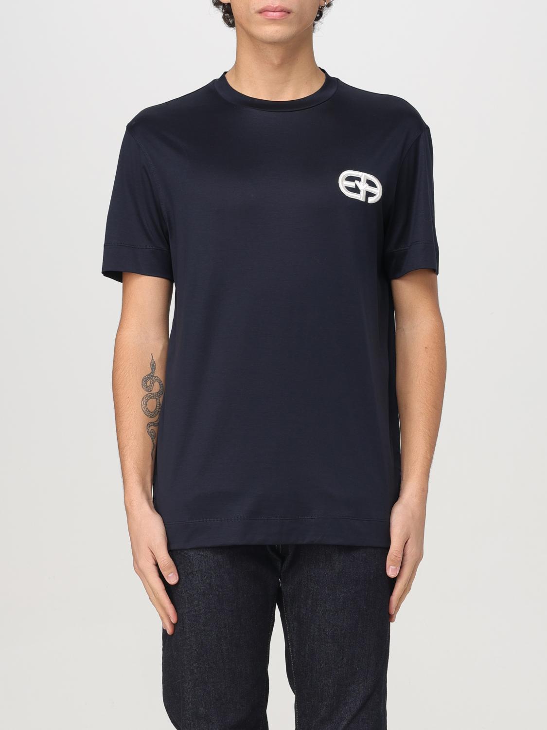 Emporio Armani T-shirt  Men Color Blue In Blau