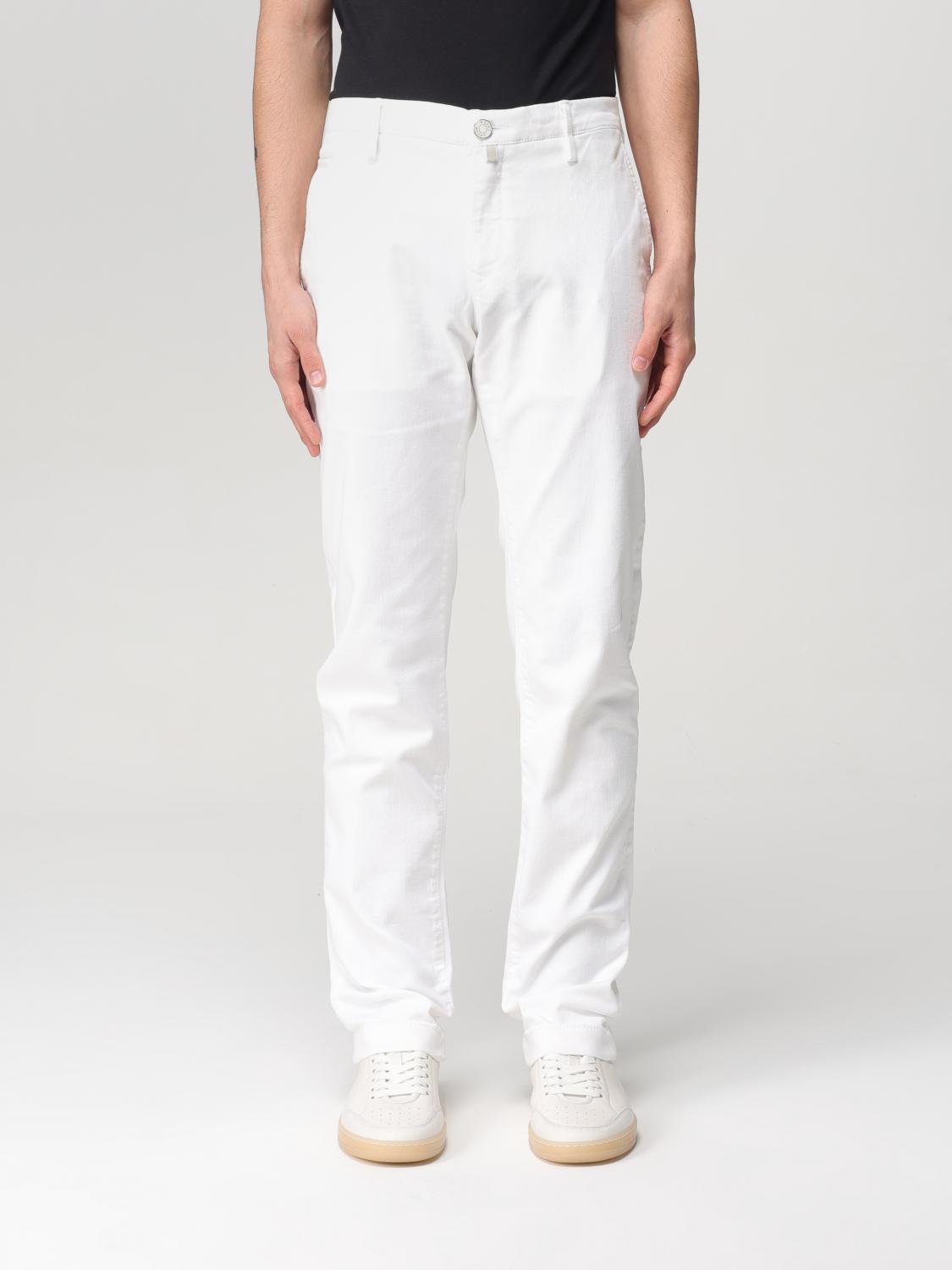 Jacob Cohen Pants Men Color White In Weiss