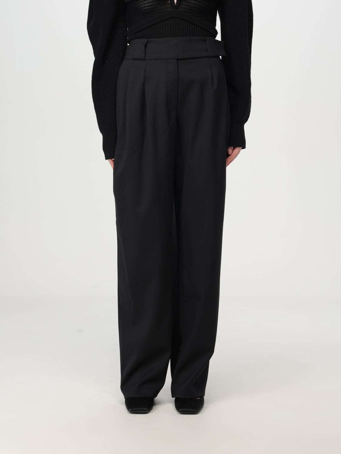 Iro Arrison Pants In Black Wool In Schwarz