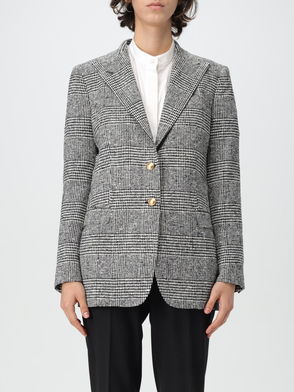 Tagliatore Tory Burch J Parigi Two Button Blazer In Schwarz