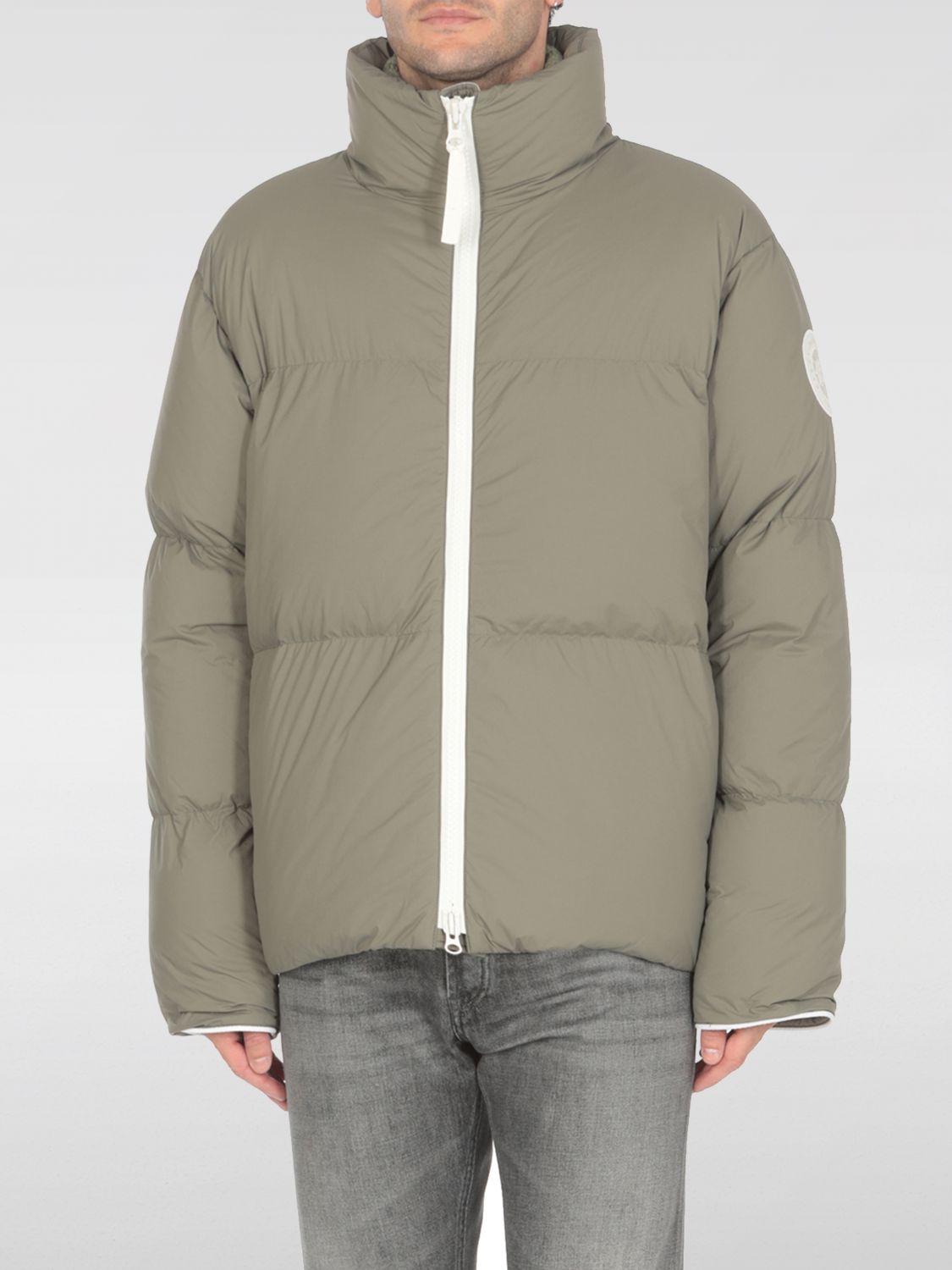 Canada Goose Coat  Men Color Beige In Gray