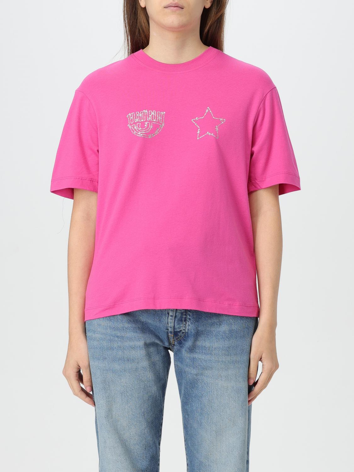 Chiara Ferragni Cotton T-shirt In Violett