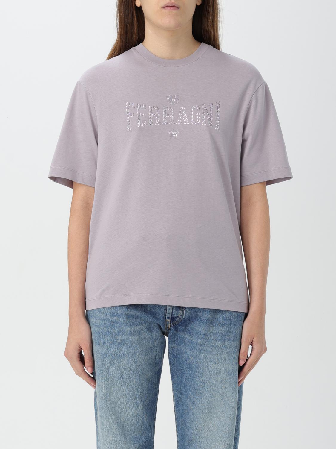 Chiara Ferragni Γυναικών Γκρί T-Shirt Woman Color