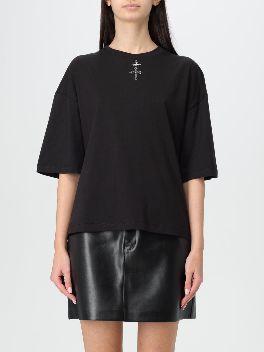 Chiara Ferragni Γυναικών Μαύρο T-Shirt Woman Color