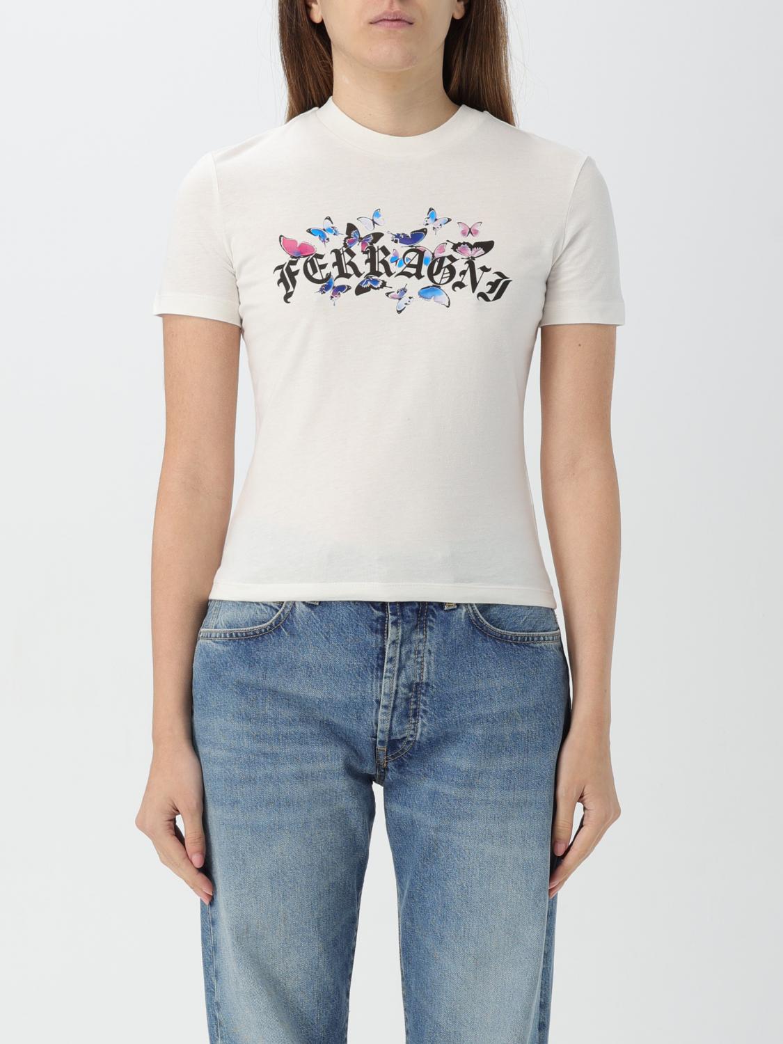 Chiara Ferragni Γυναικών Άσπρο T-Shirt Woman Color