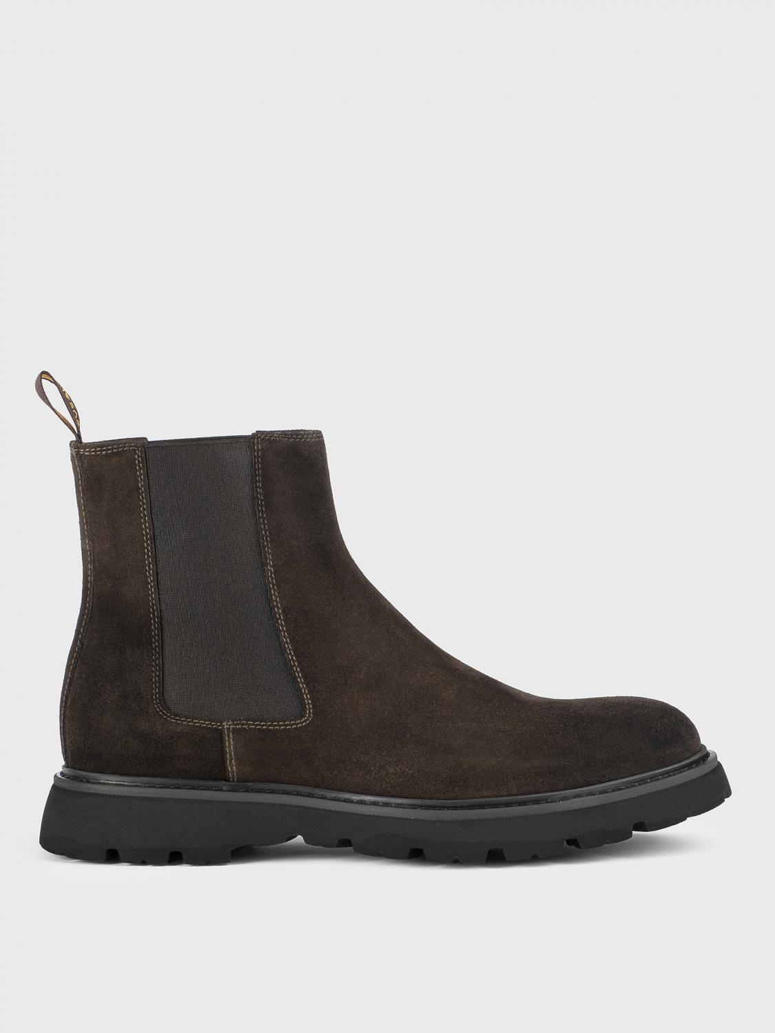 Doucal's Suede Ankle Boots In Earth