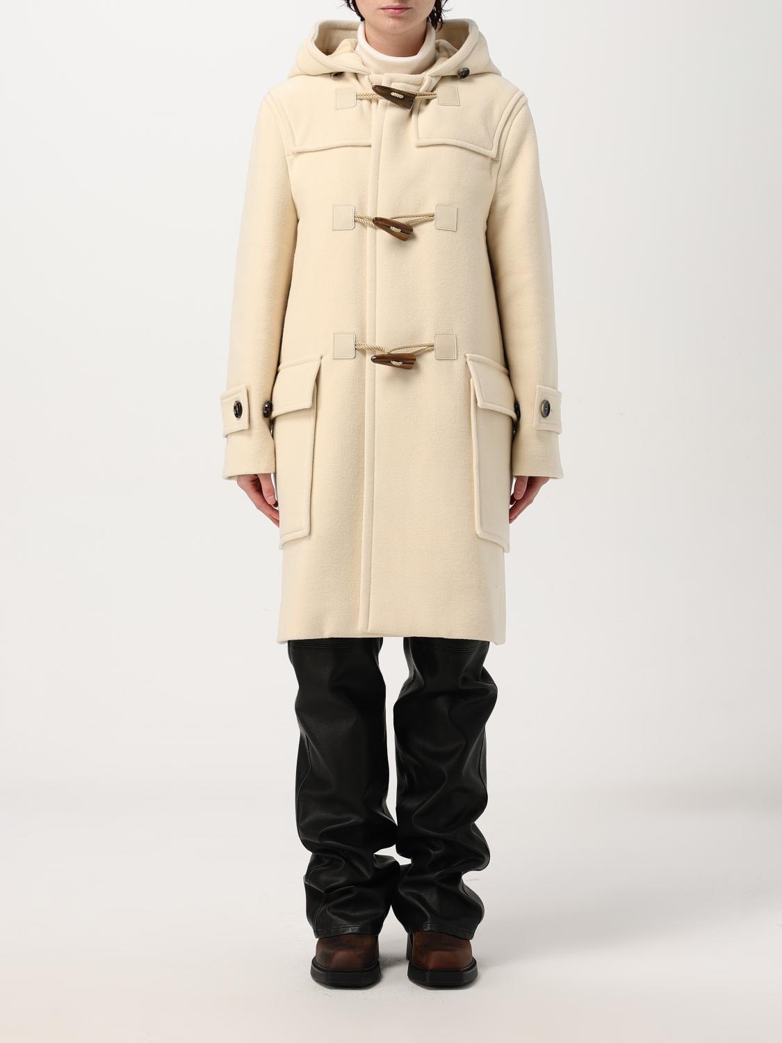 Burberry Wool-cashmere Duffle Coat In Cream