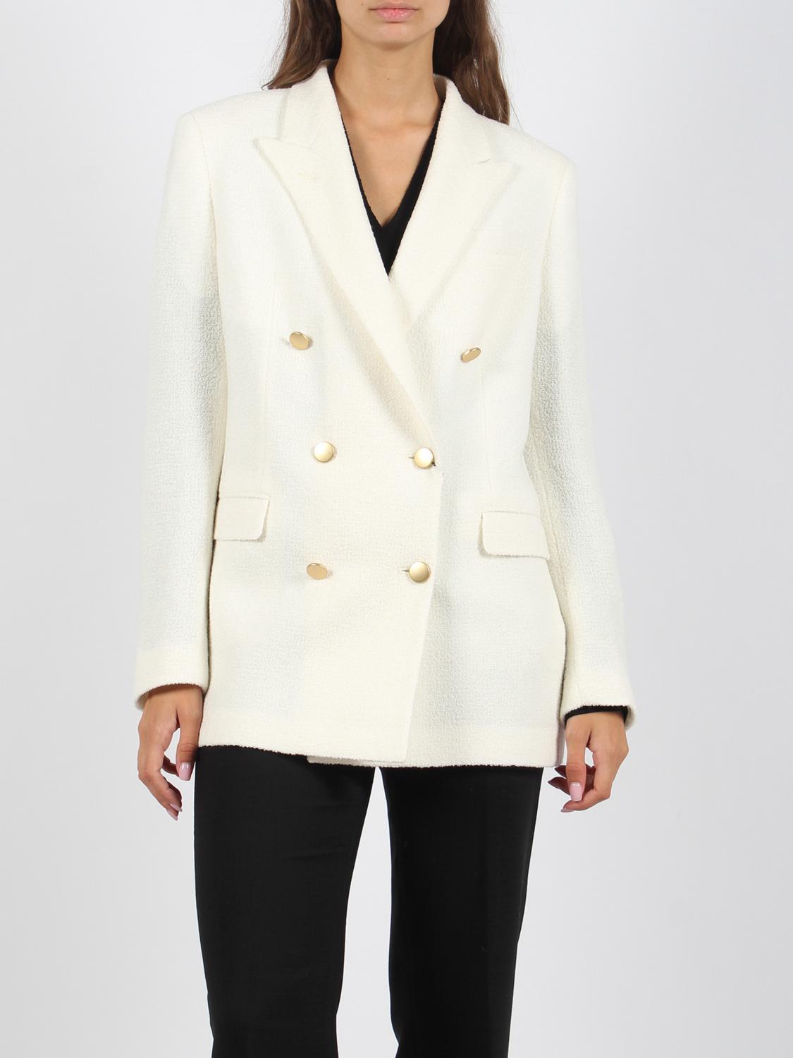Tagliatore Jacket  Woman Color White In Weiss