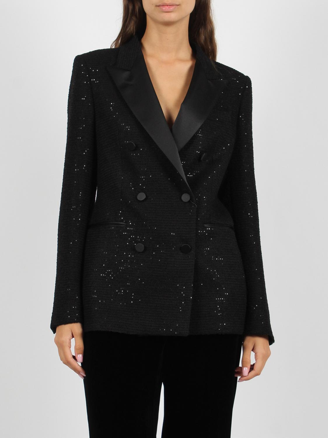 Tagliatore Jacket  Woman Color Black In Schwarz
