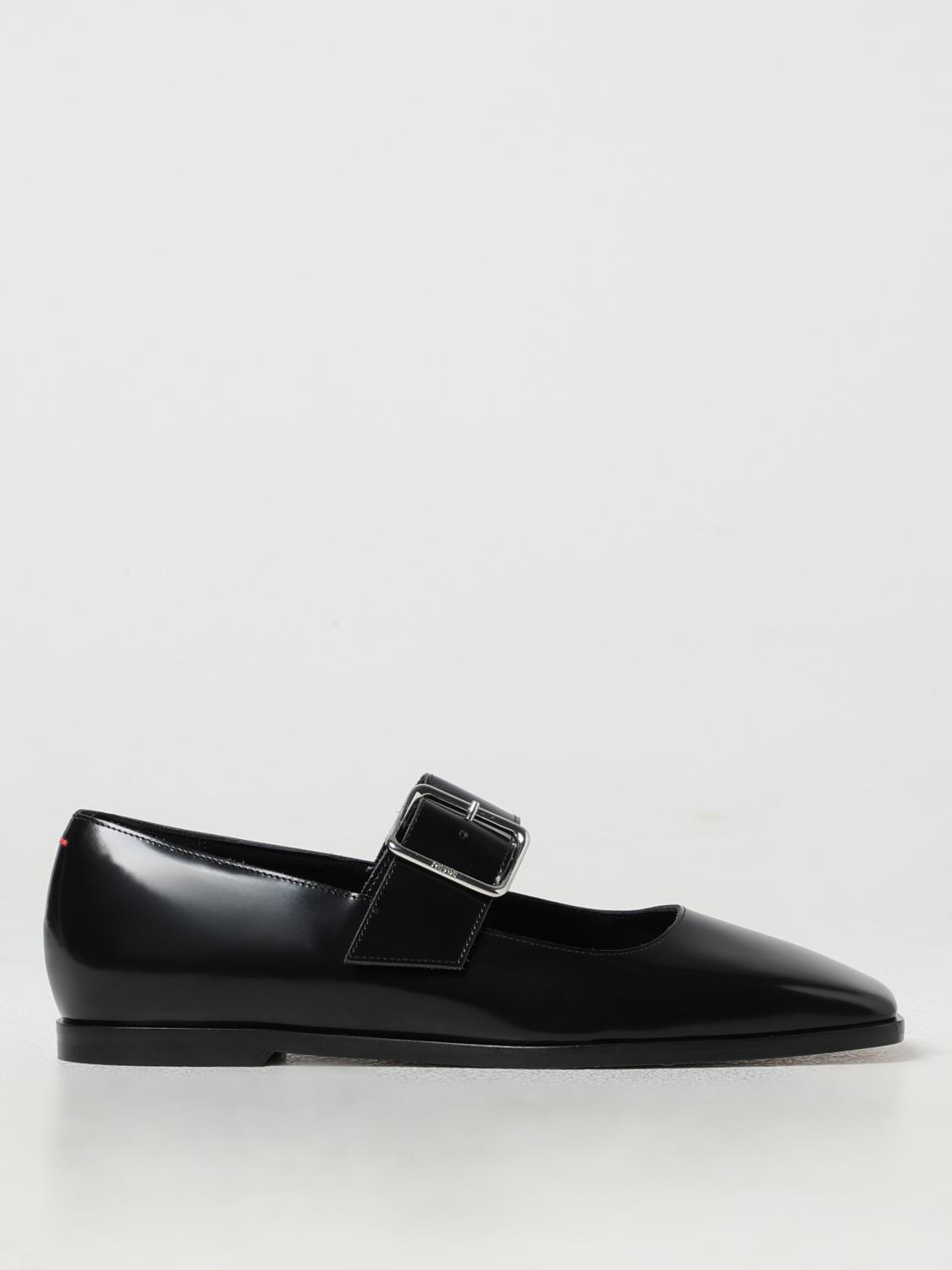 Flat Shoes AEYDE Woman color Black