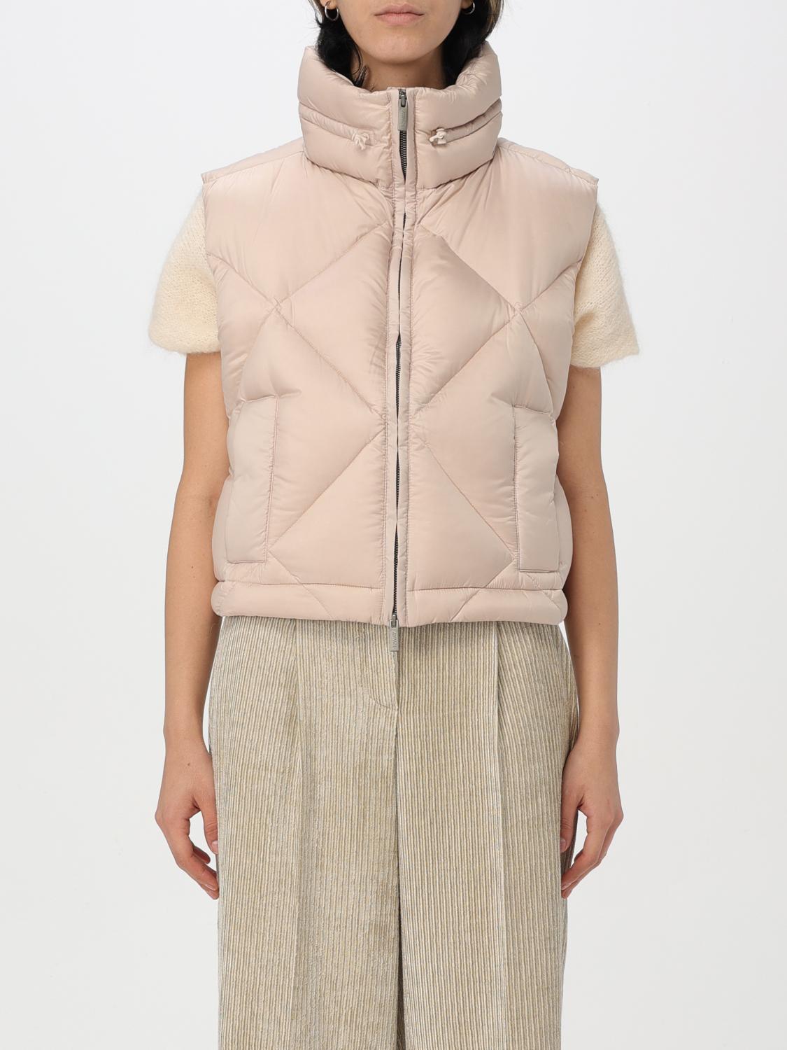 Shop K-way Waistcoat Woman Color Pink