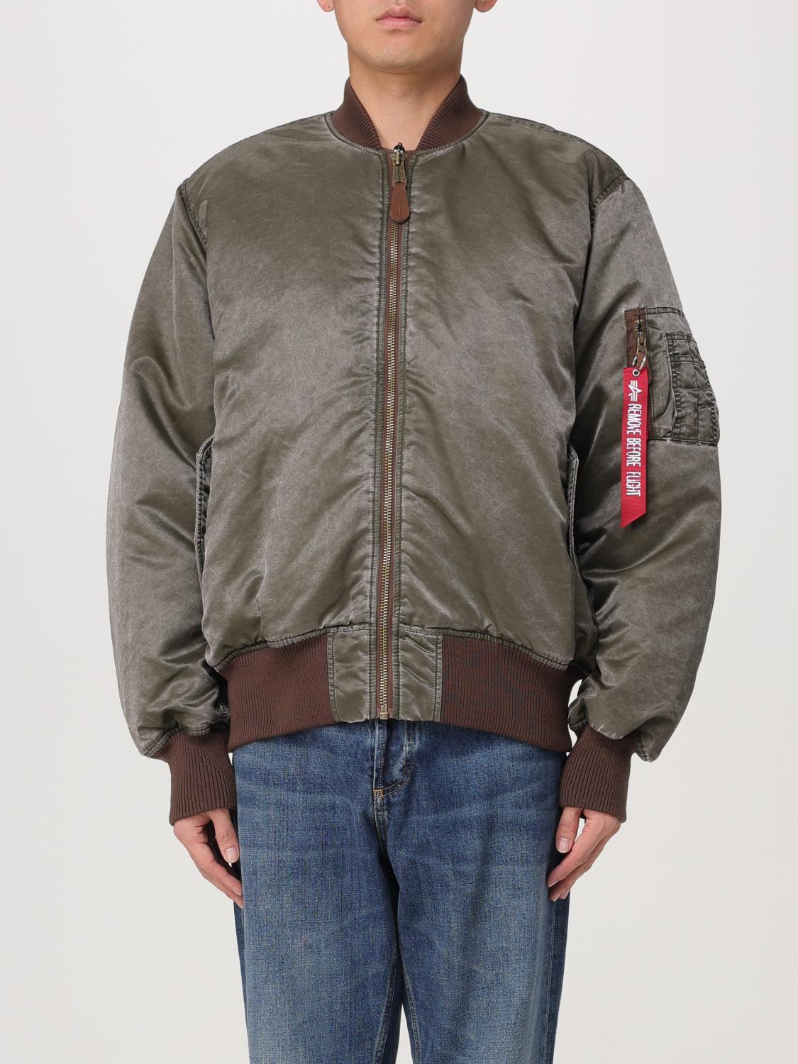 Jacket ALPHA INDUSTRIES Men color Olive