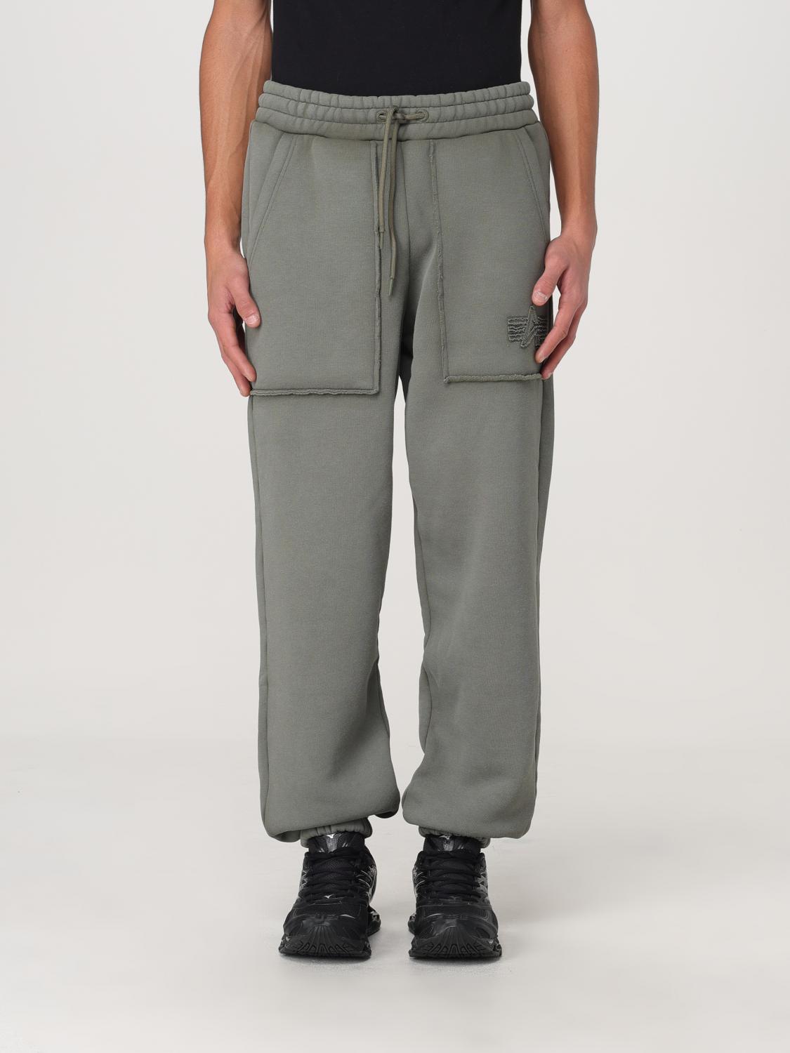 Pants ALPHA INDUSTRIES Men color Olive