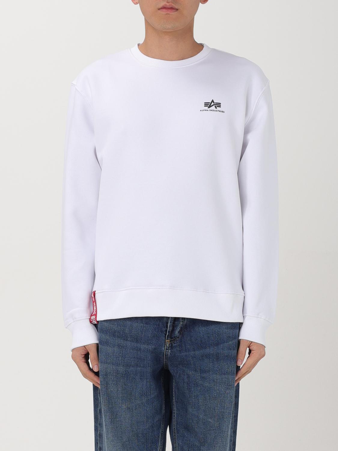 Sweatshirt ALPHA INDUSTRIES Men color White