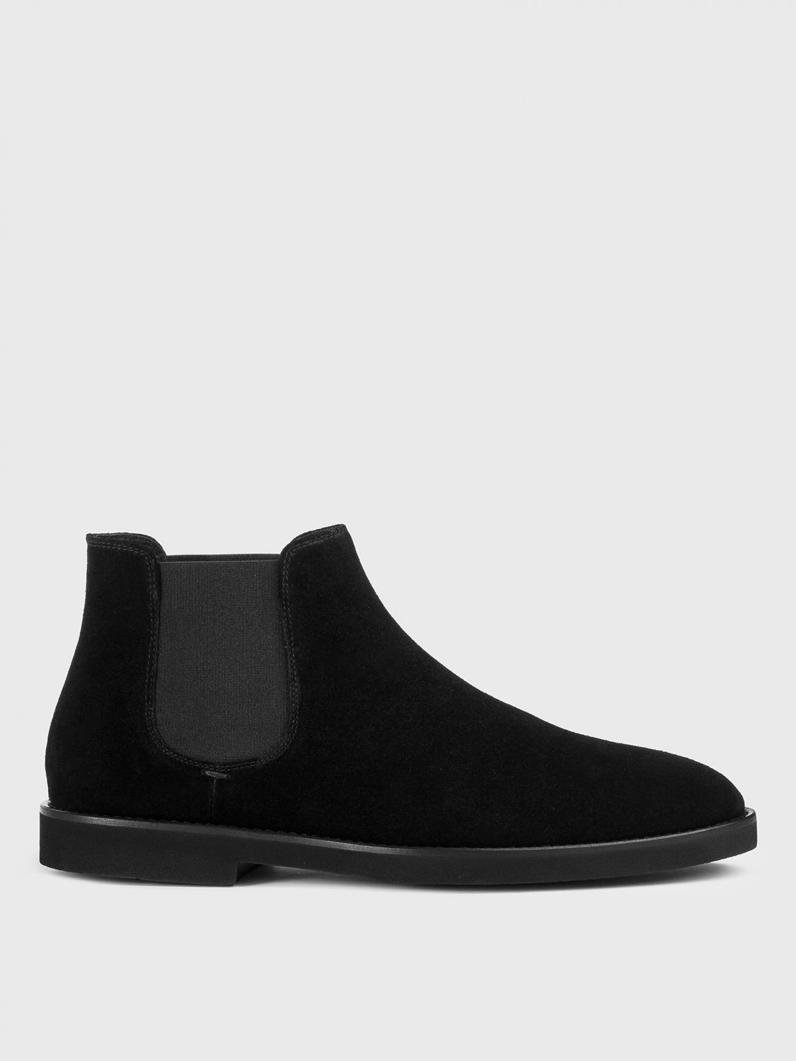 Doucal's Suede Ankle Boots In Schwarz