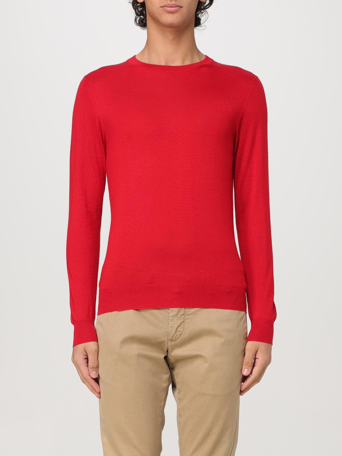 FEDELI SWEATER FEDELI MEN COLOR RED G34830014