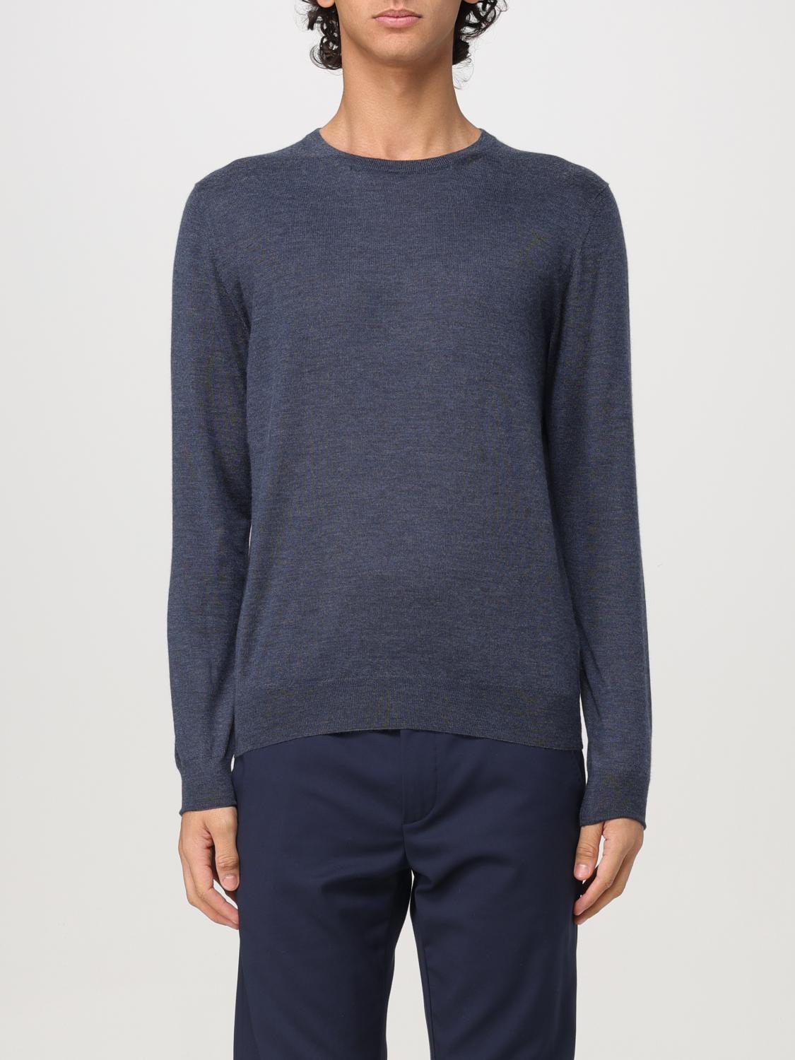 Fedeli Sweater  Men Color Navy In Navy