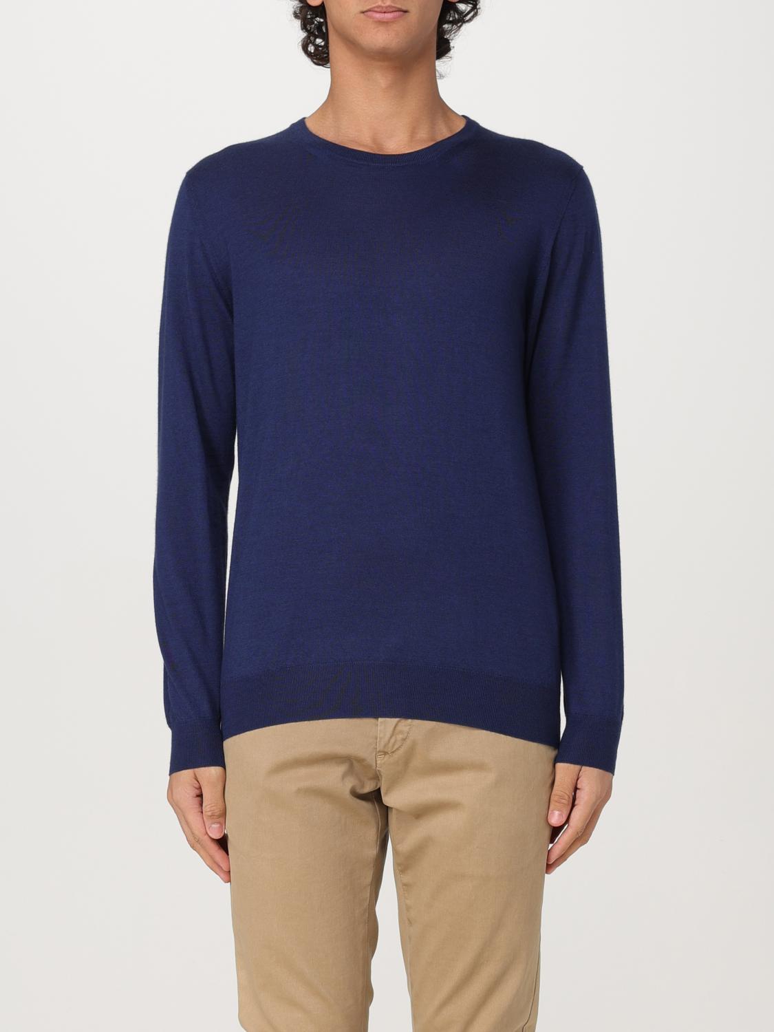Fedeli Sweater  Men Color Blue 1 In Blau 1