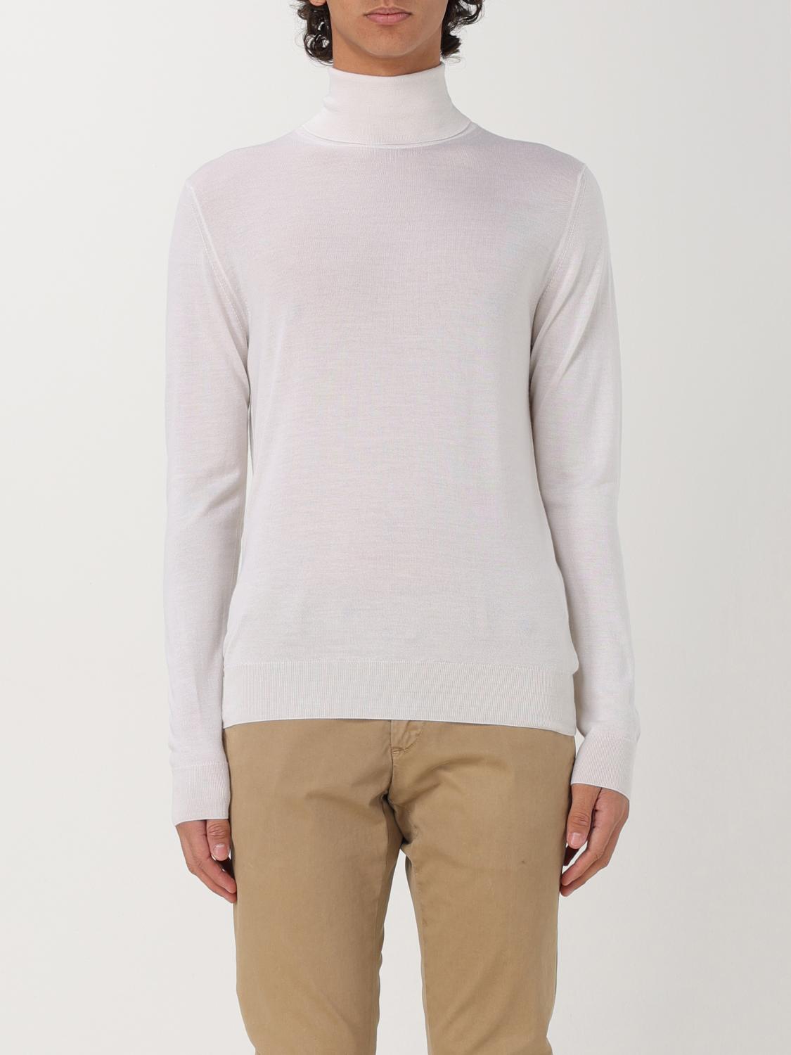 Fedeli Sweater Men Color White In Weiss
