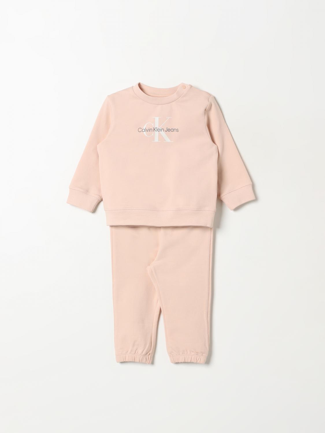 Calvin Klein Tracksuit Kids Color Pink In Pink