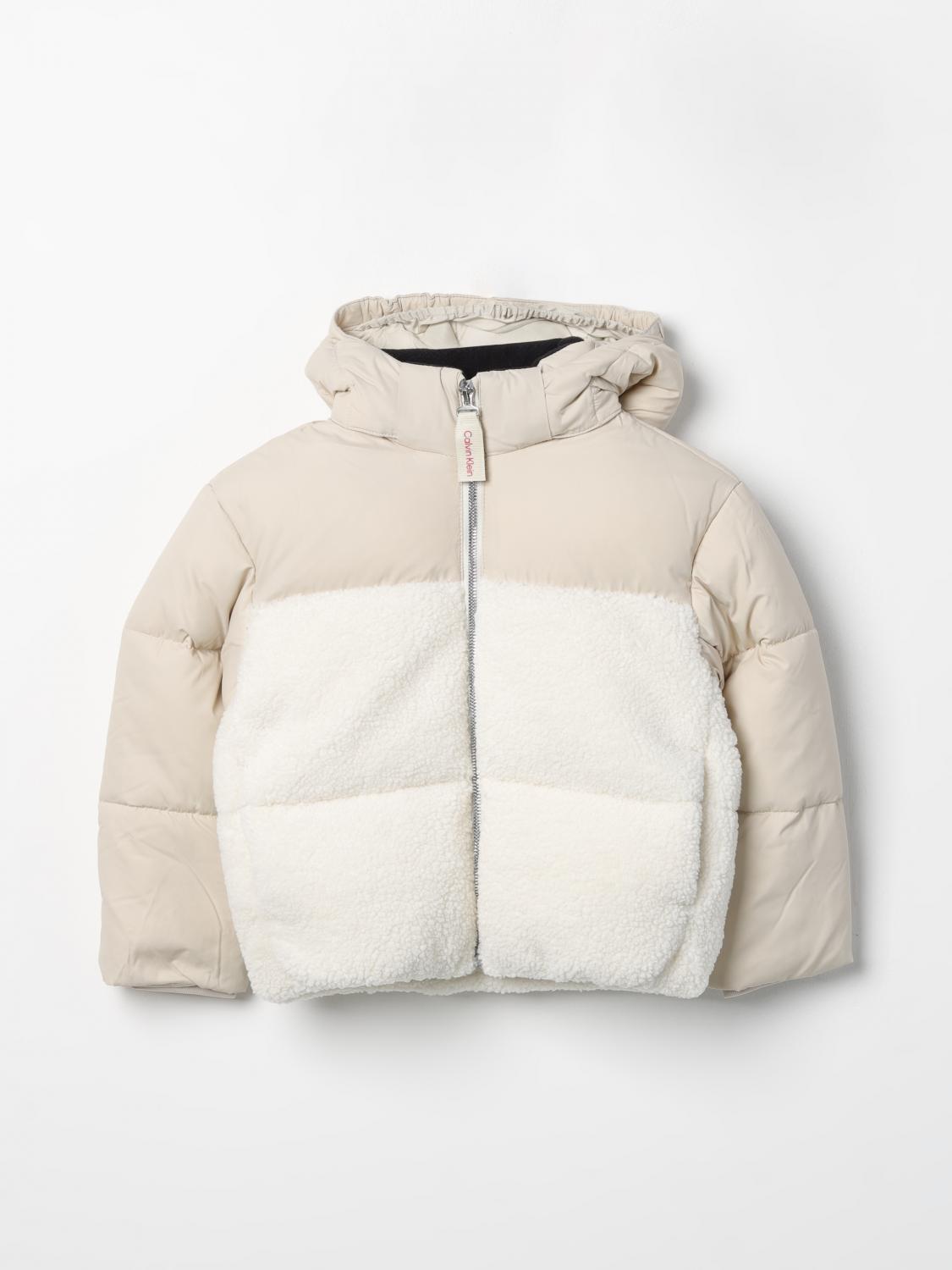 Calvin Klein Blazer Kids Color Yellow Cream In Yellow Cream