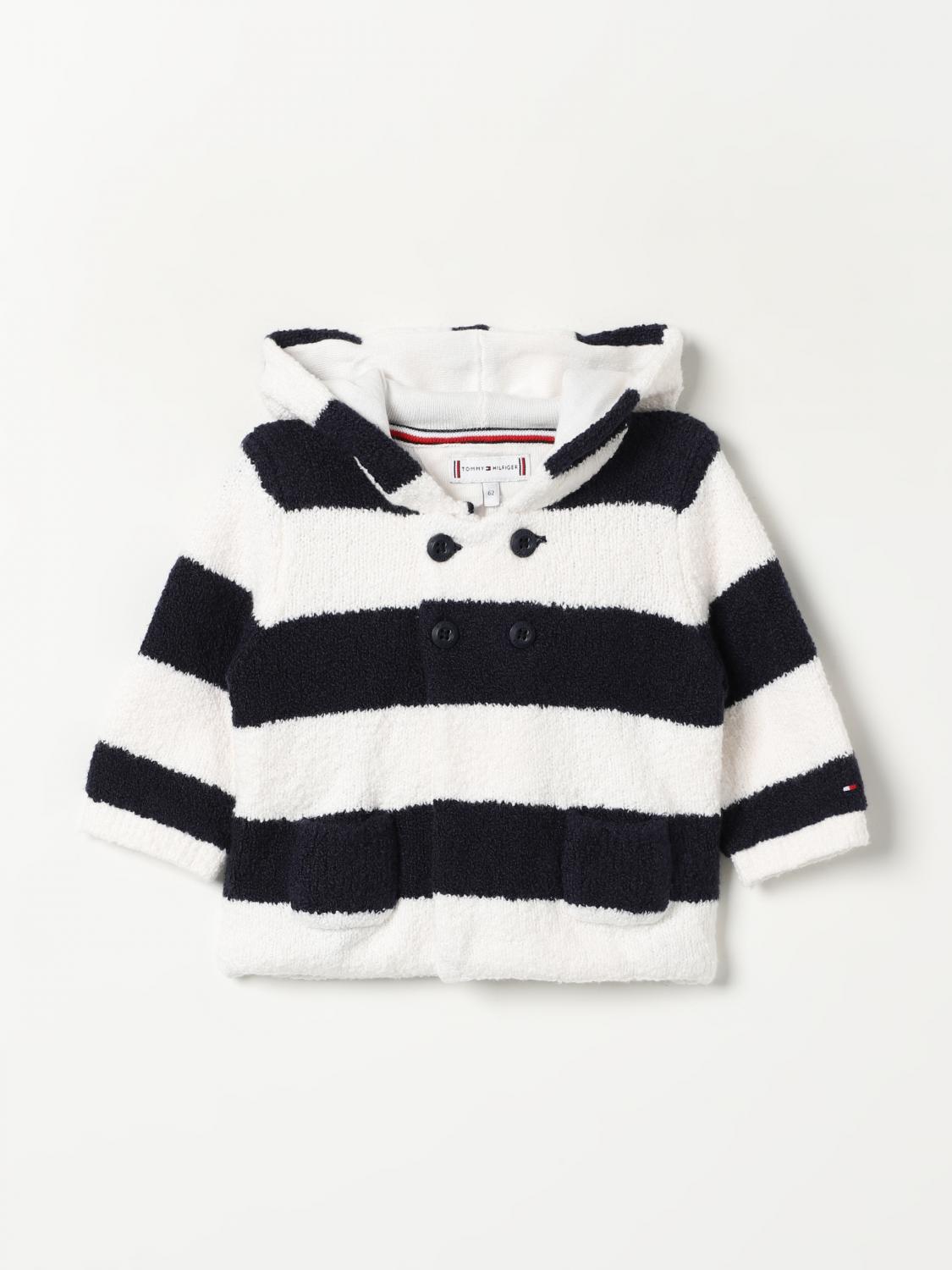 Tommy Hilfiger Coat Kids Color Blue In Blau