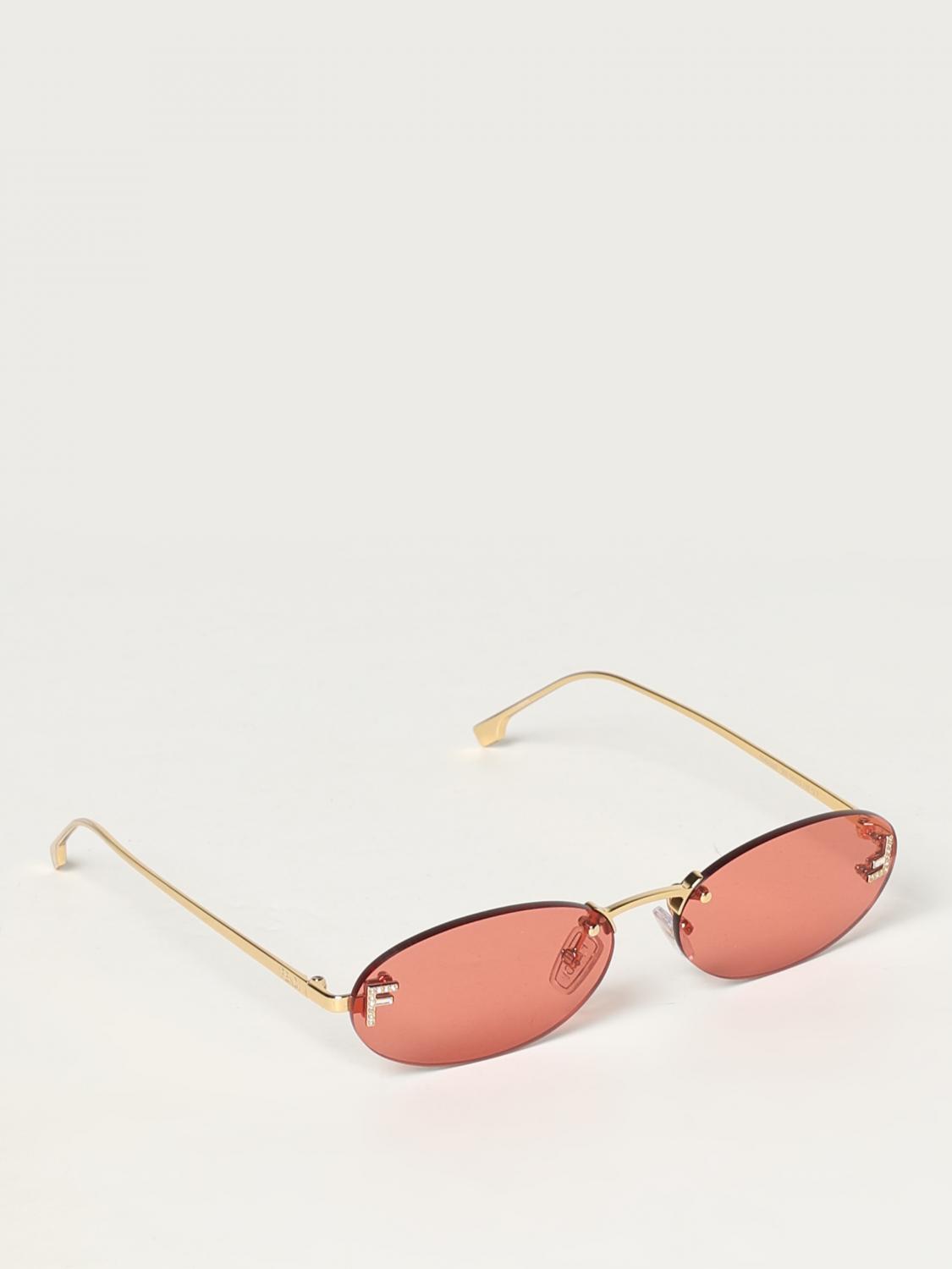 Sunglasses FENDI Woman color Pink