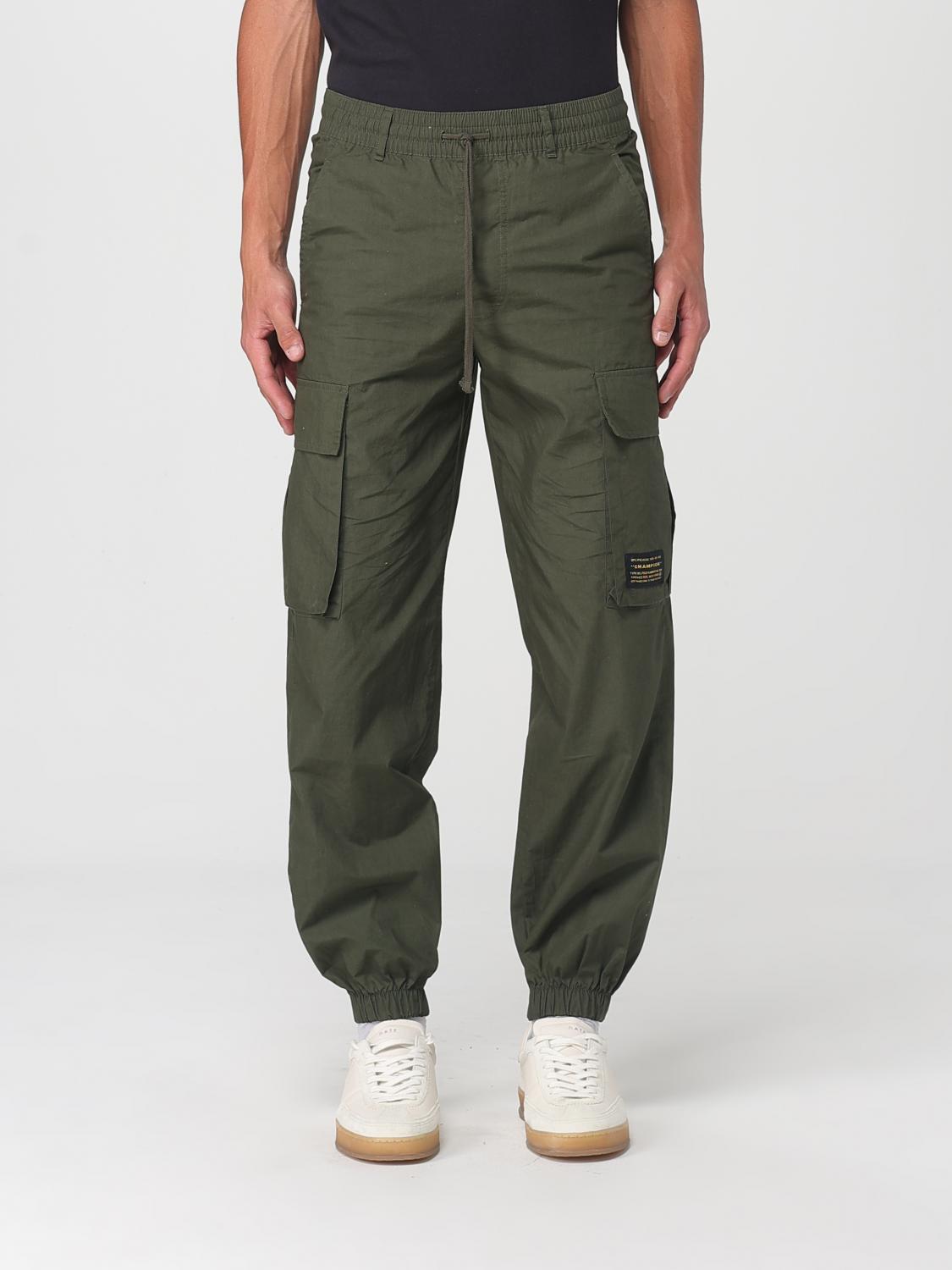 Champion Pants Men Color Green In Green