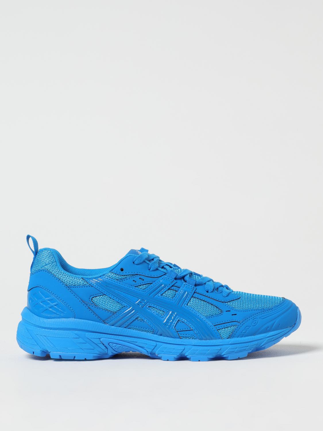Comme Des Garçons Shirt Mens Sneakers X Asics Royal Blue Mesh And Leather Asics Gel Nunobiki Sneaker In Blue