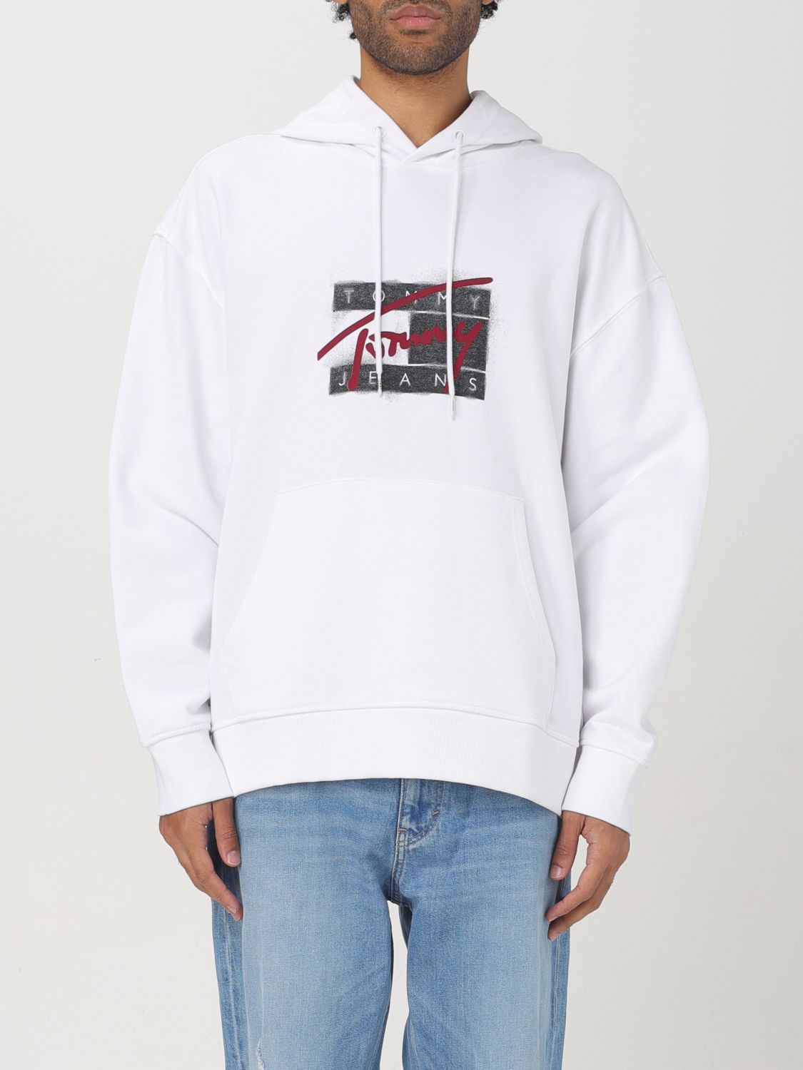 Tommy Jeans Sweatshirt  Men Color White In Weiss