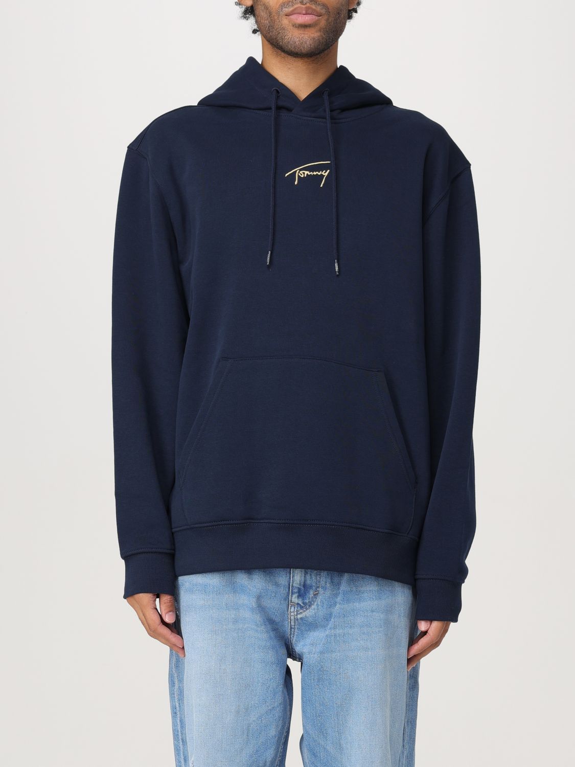 Tommy Jeans Sweatshirt  Men Color Blue In Blau