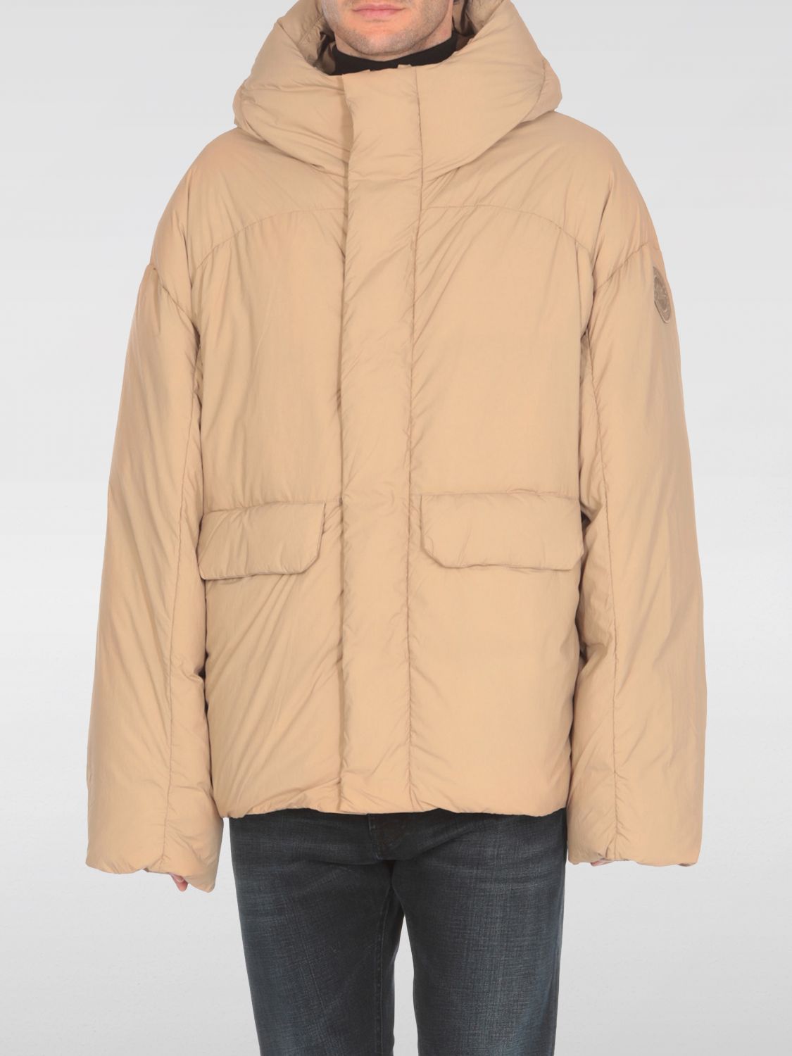 Canada Goose Jacket  Men Color Beige In Gray