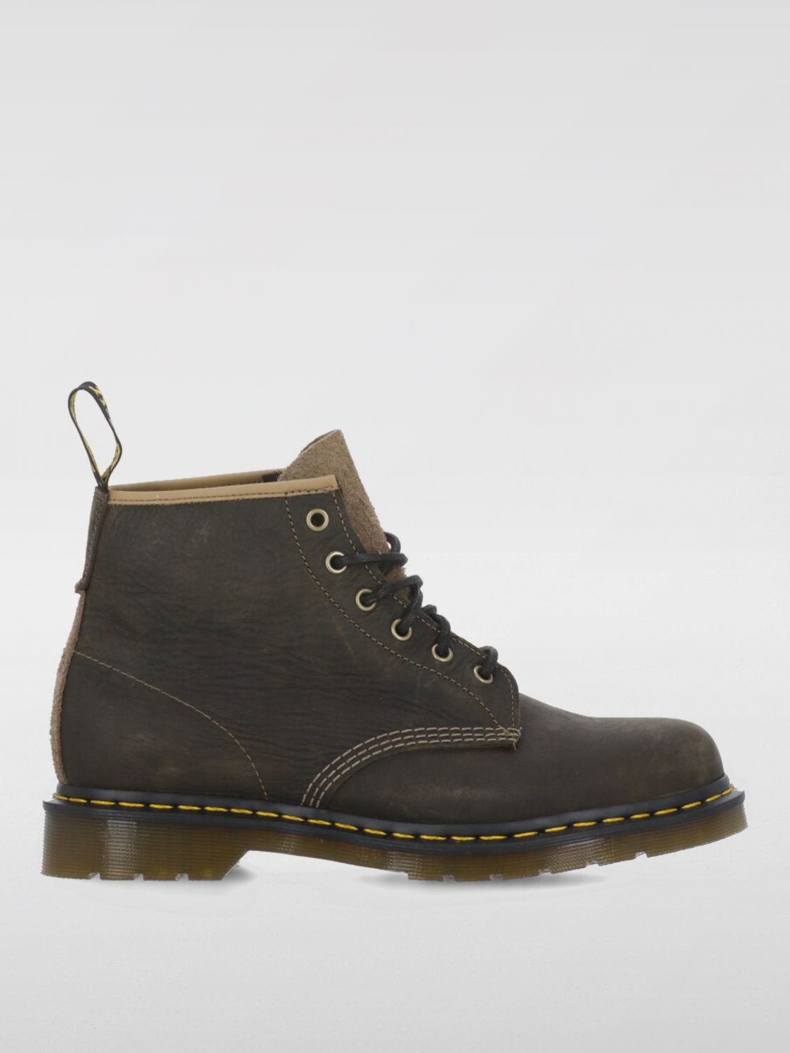 Shop Dr. Martens' Boots Dr. Martens Men Color Green In Grün