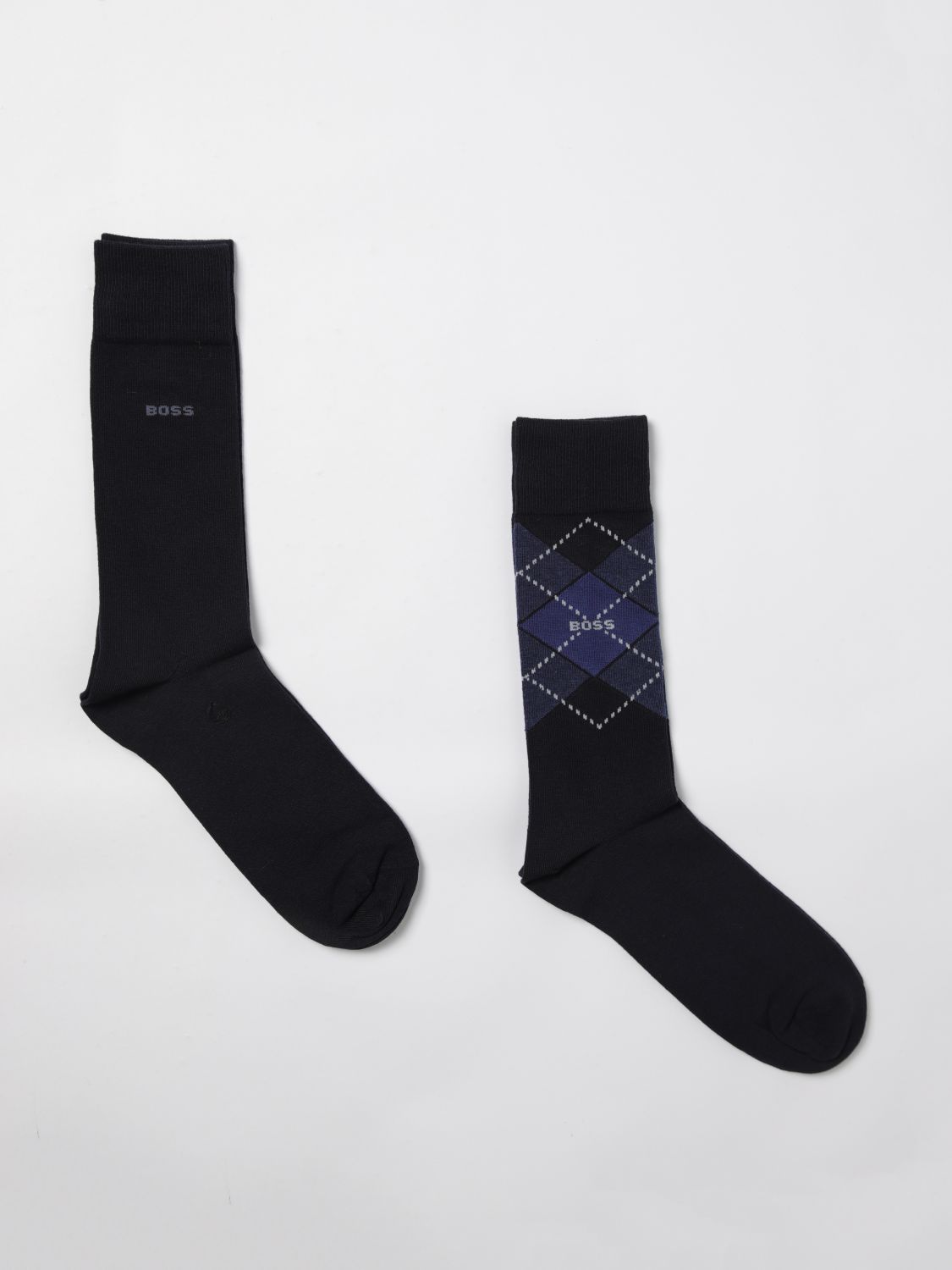 Hugo Boss Socks Boss Men Color Blue In Blau