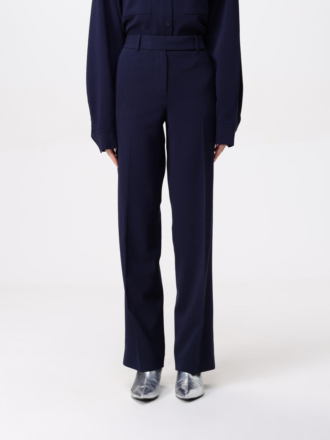 Michael Michael Kors Pants Woman Color Blue In Blau