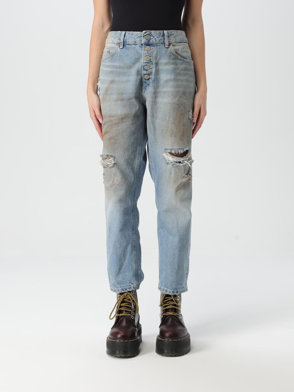 Dondup Jeans Damen Farbe Denim In Denim