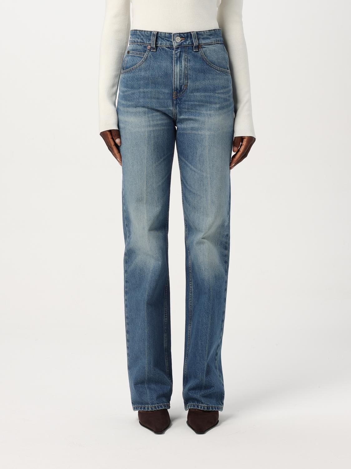Victoria Beckham Jeans Victoria Woman Color Denim In Denim