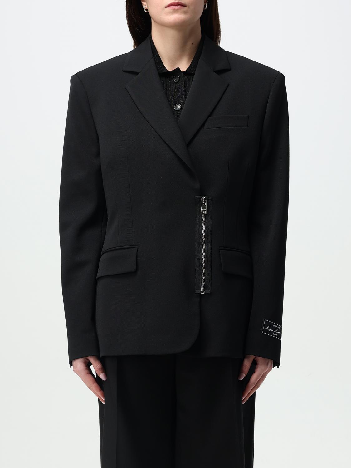 Msgm Blazer  Damen Farbe Schwarz In Schwarz