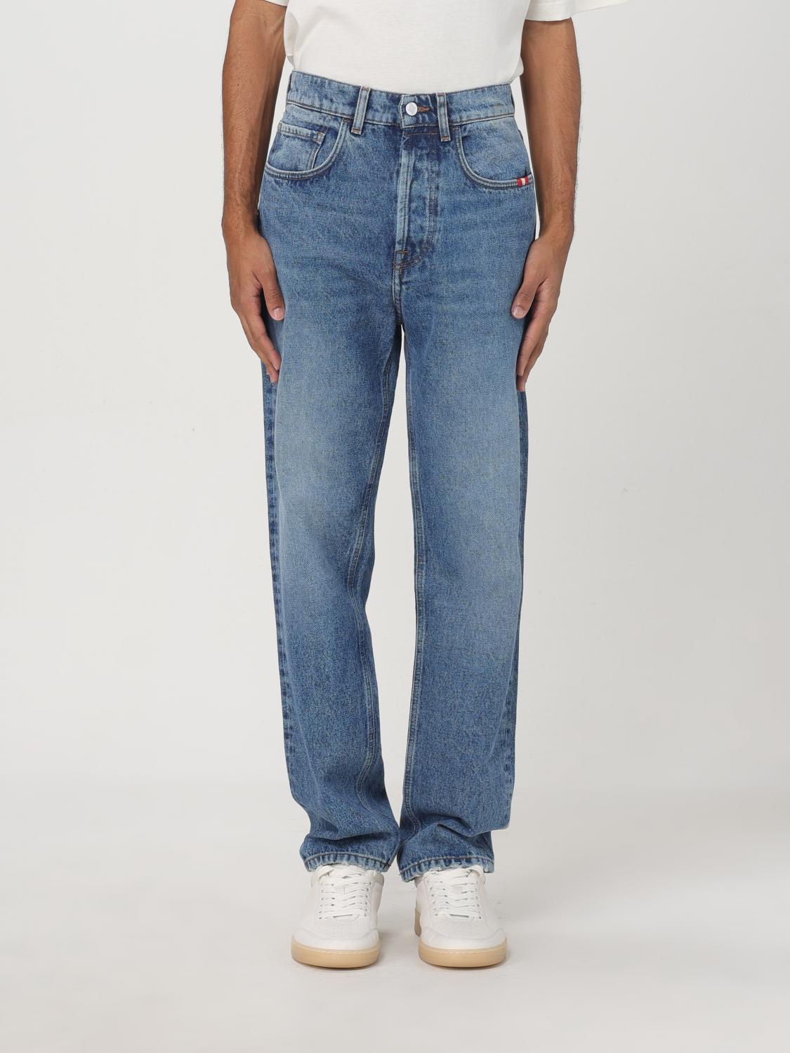 Amish Mid-rise Loose-fit Jeans In Denim