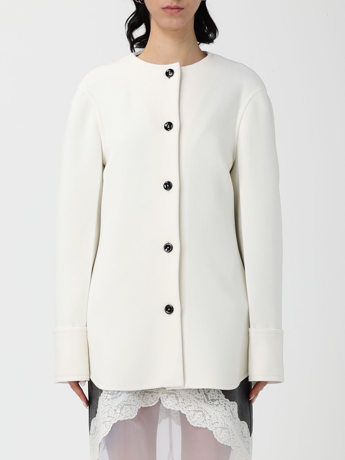 Jil Sander Trench Coat  Woman Color White