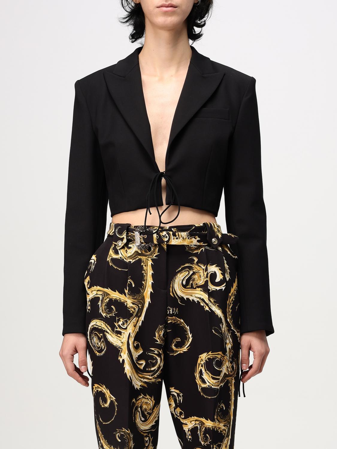 Versace Jeans Couture Blazer Woman Color Black In Schwarz