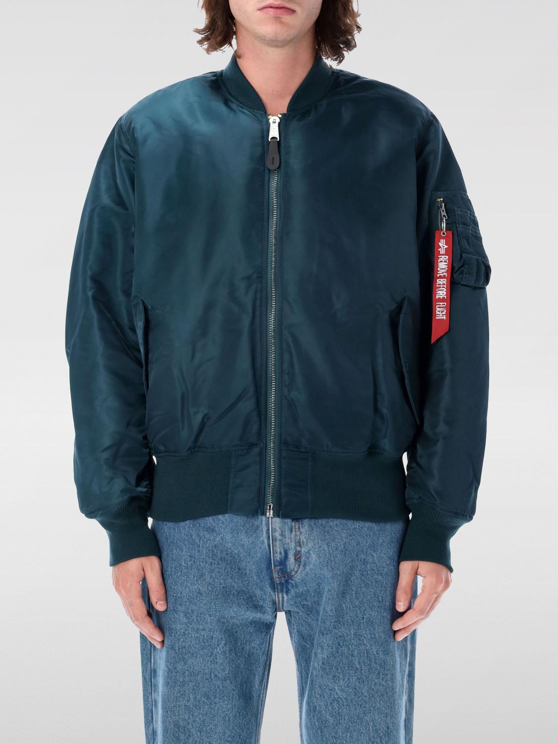 Jacket ALPHA INDUSTRIES Men color Blue