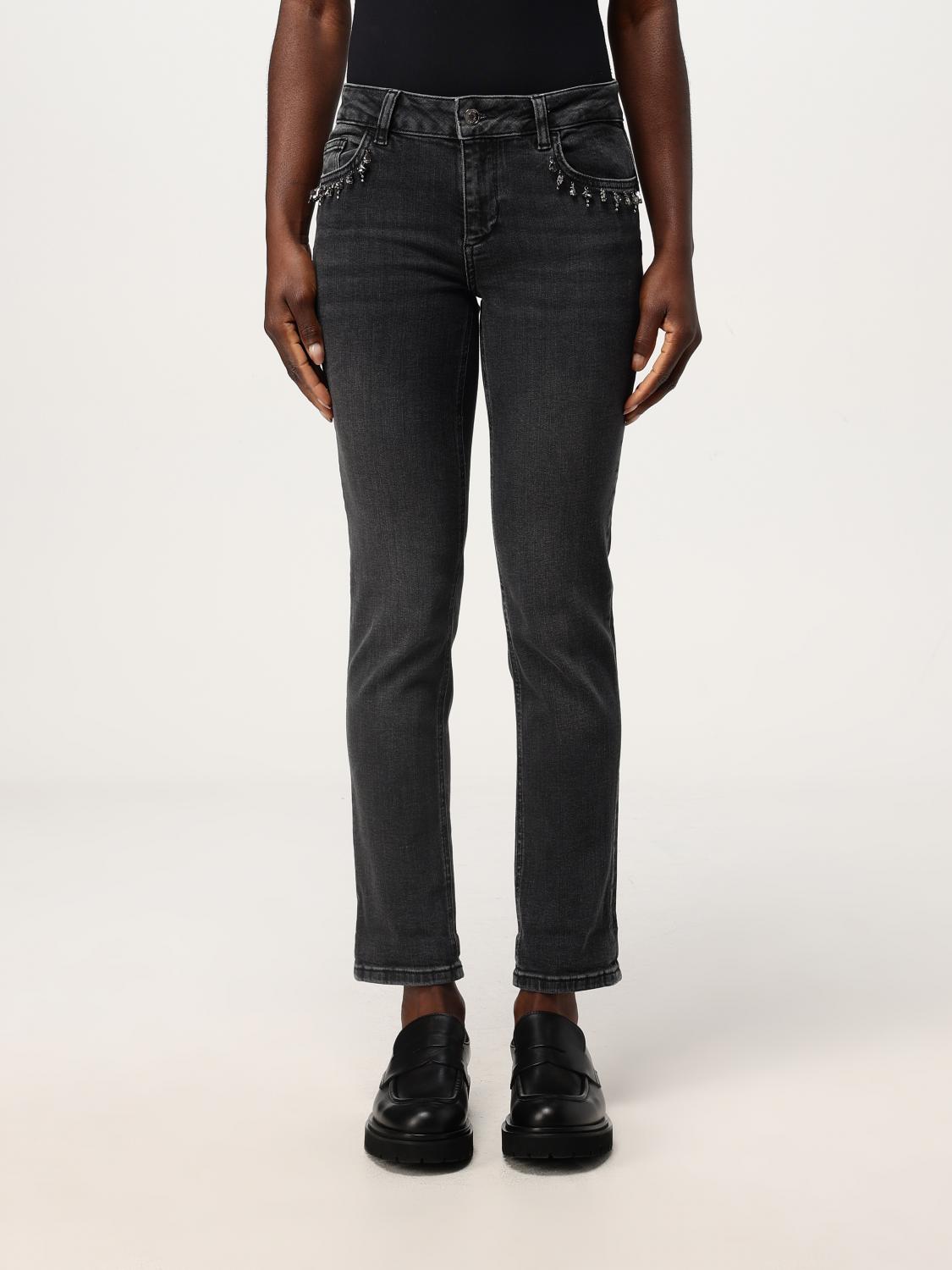 Shop Liu •jo Pants Liu Jo Woman Color Black In Schwarz